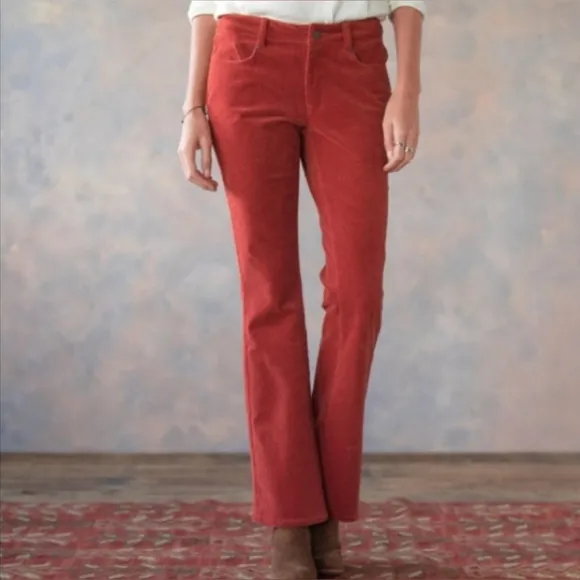 ❤ NWOT! SUNDANCE NICOLE CORDUROY FLARE JEANS / PANTS, 8 (29)