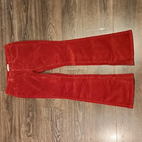 ❤ NWOT! SUNDANCE NICOLE CORDUROY FLARE JEANS / PANTS, 8 (29)