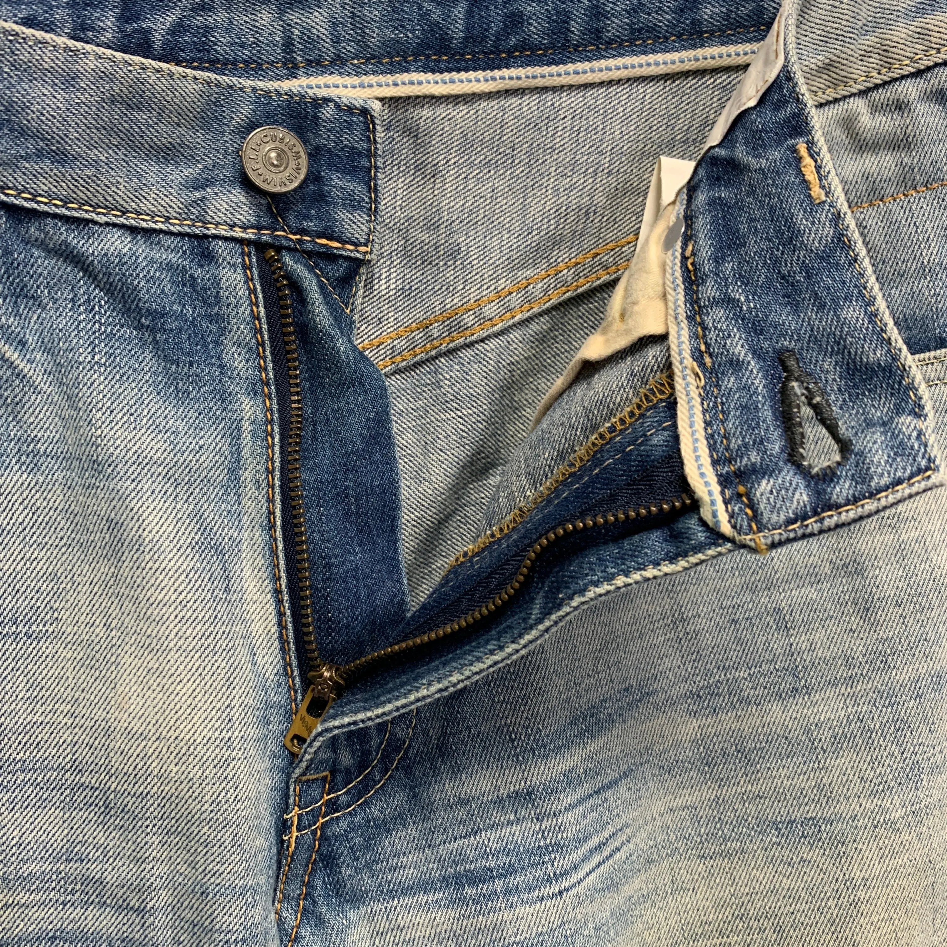 [32W 30L] Visvim 12AW SOCIAL SCULPTURE 03 DAMAGED-6 Denim Jeans
