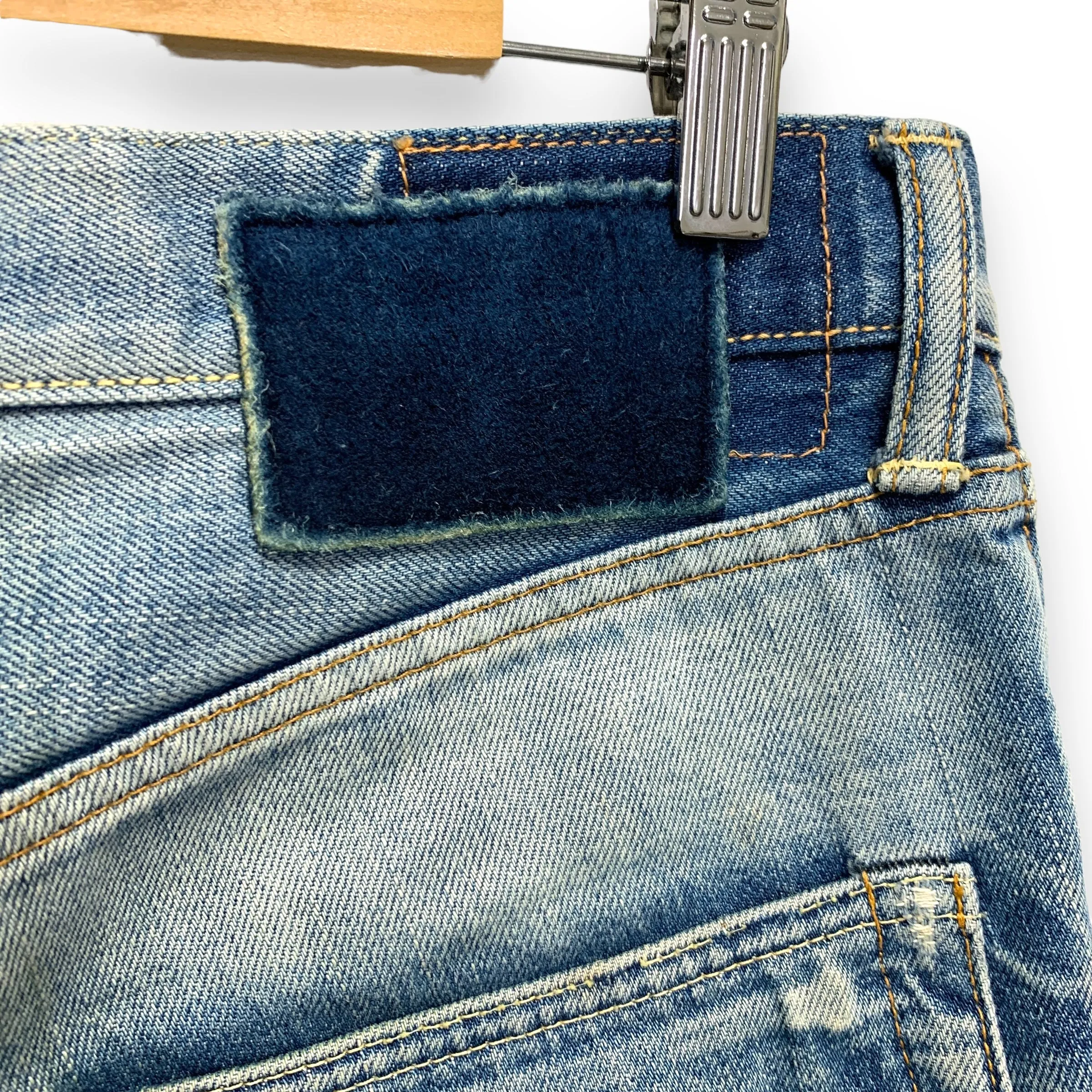[32W 30L] Visvim 12AW SOCIAL SCULPTURE 03 DAMAGED-6 Denim Jeans