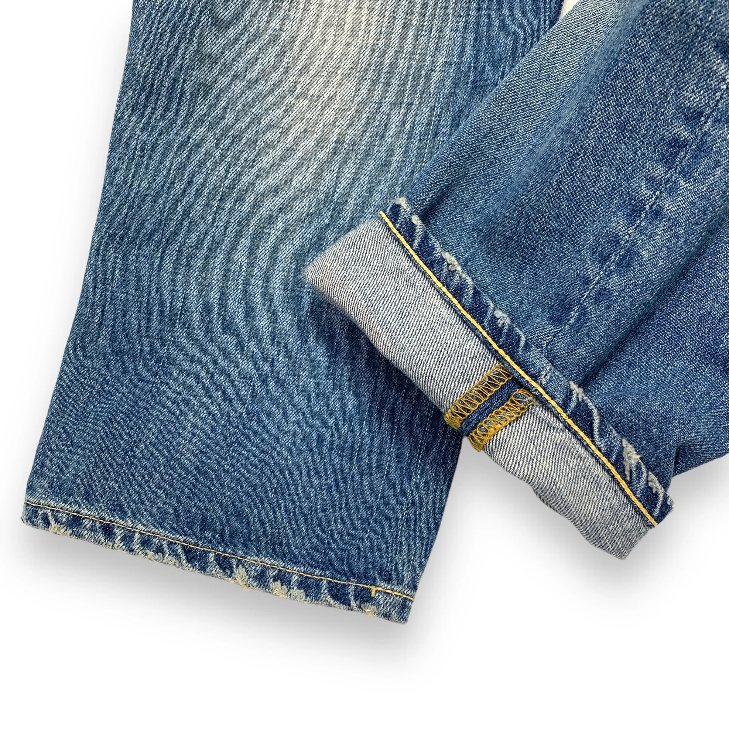 [32W 30L] Visvim 12AW SOCIAL SCULPTURE 03 DAMAGED-6 Denim Jeans