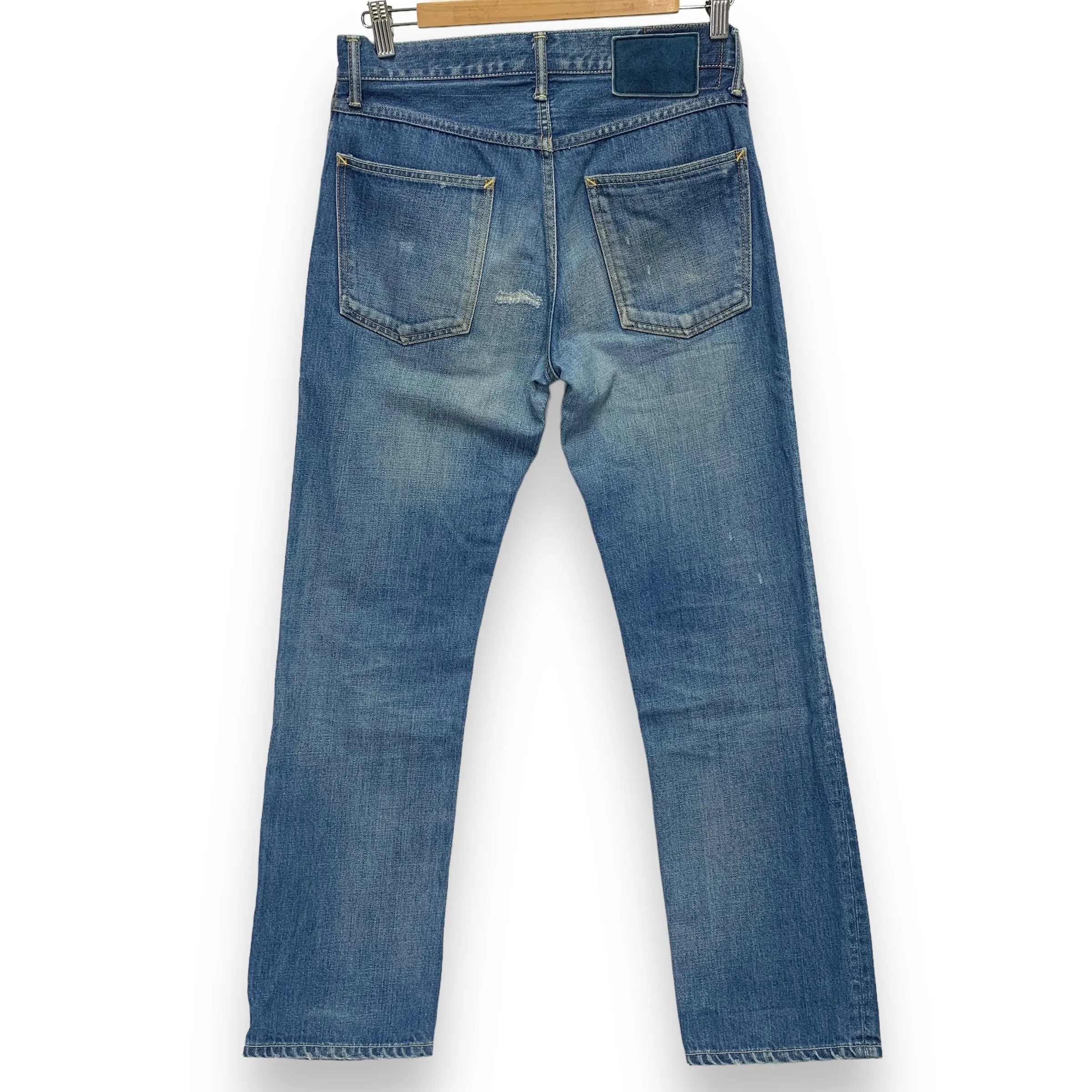 [32W 30L] Visvim 14AW SOCIAL SCULPTURE 09 DAMAGED-5 Denim Jeans