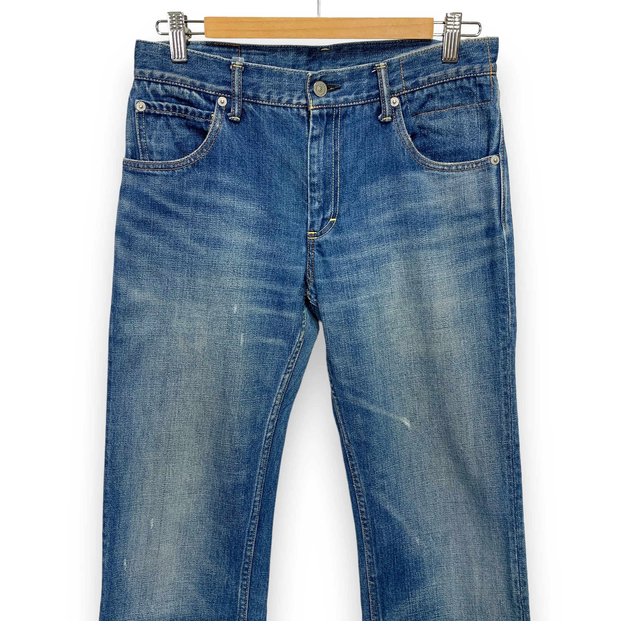[32W 30L] Visvim 14AW SOCIAL SCULPTURE 09 DAMAGED-5 Denim Jeans
