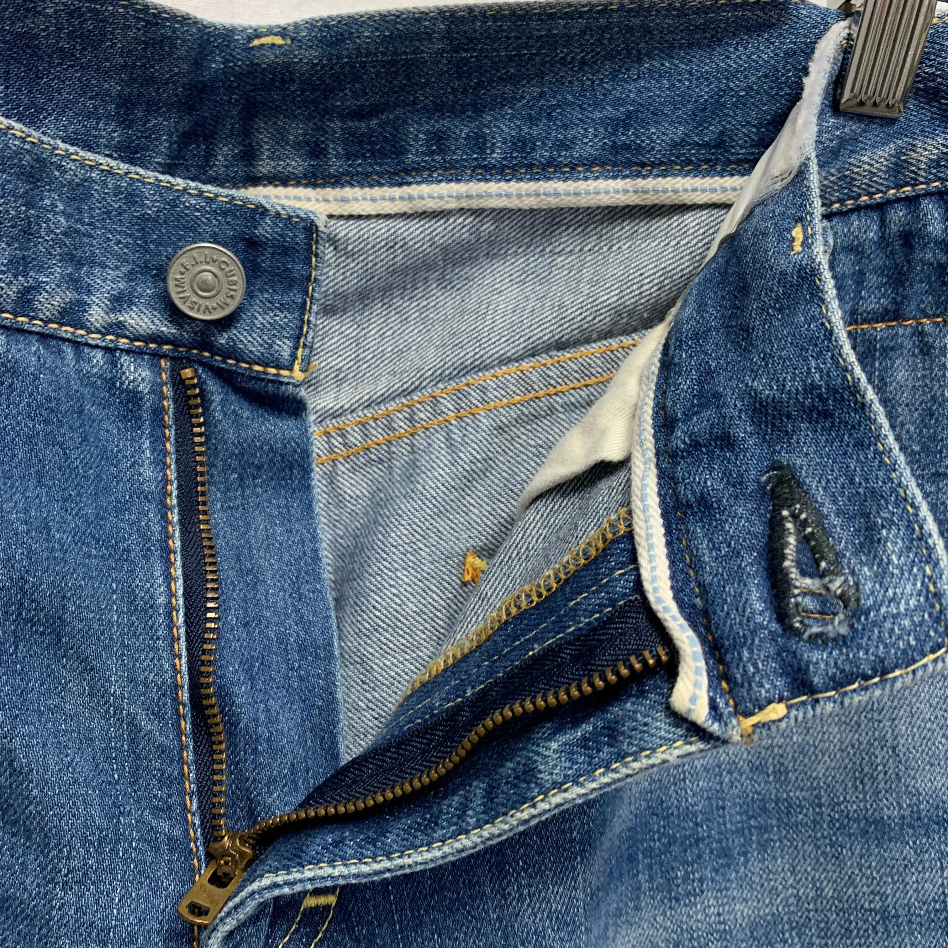 [32W 30L] Visvim 14AW SOCIAL SCULPTURE 09 DAMAGED-5 Denim Jeans
