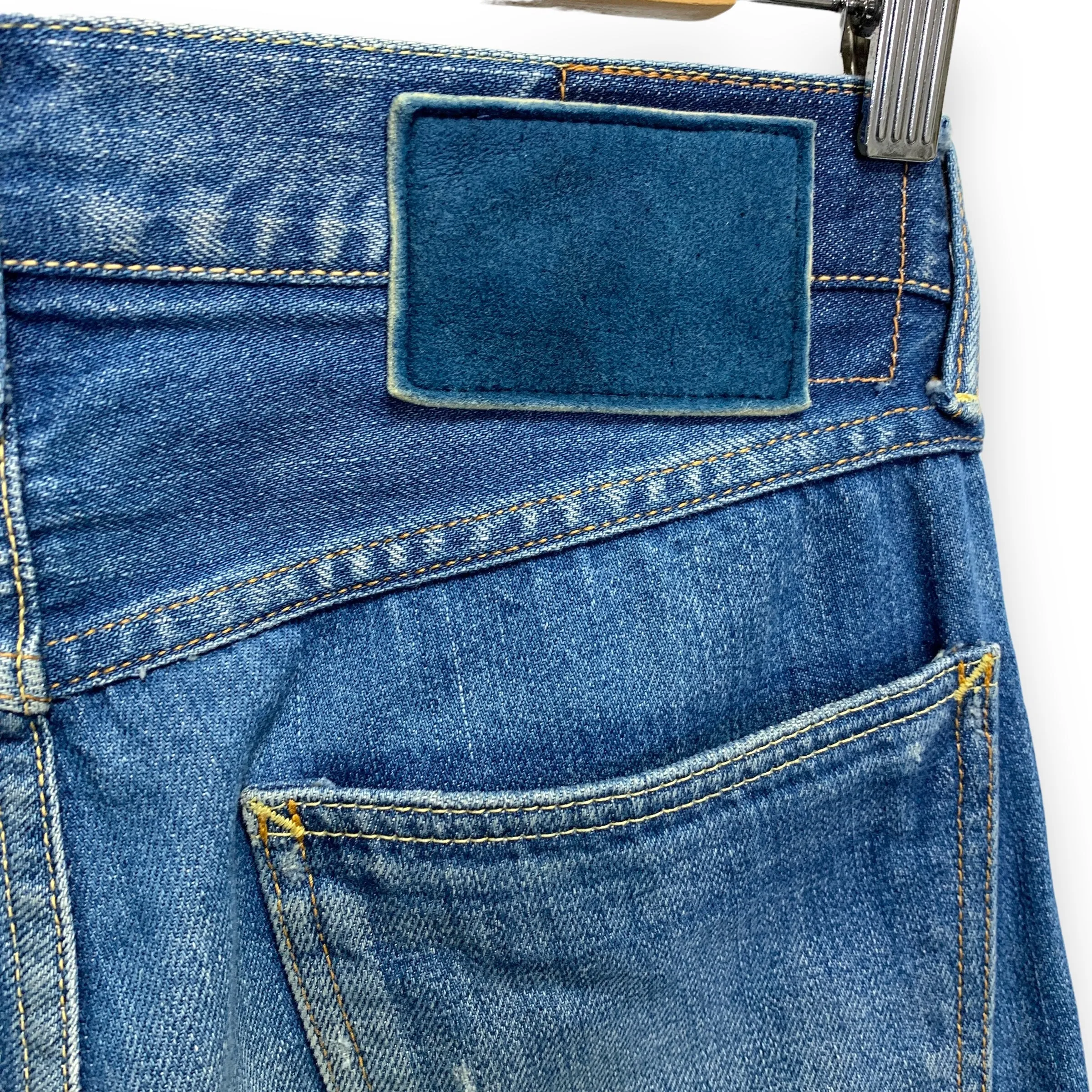 [32W 30L] Visvim 14AW SOCIAL SCULPTURE 09 DAMAGED-5 Denim Jeans