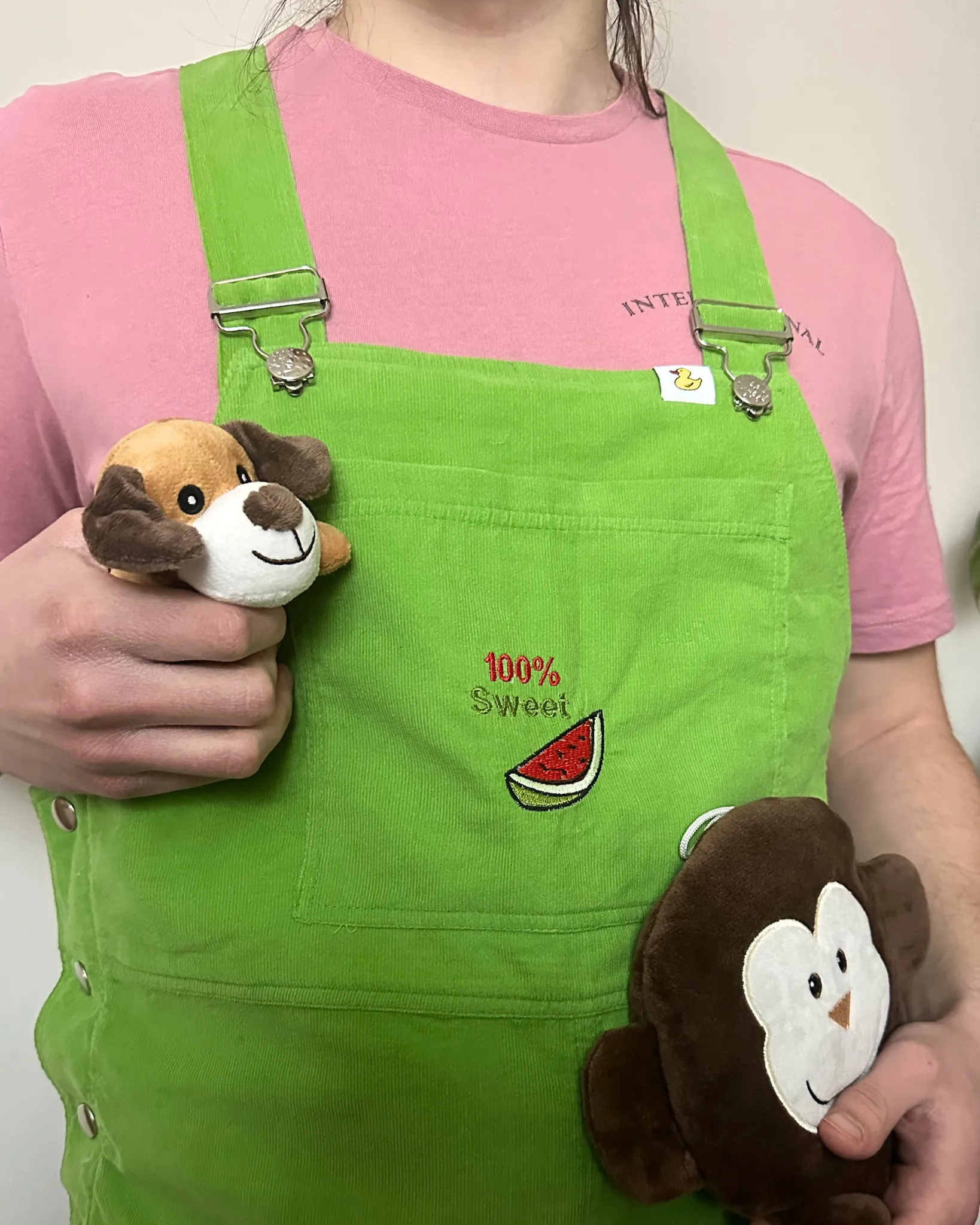 ADULT BABY DUNGAREES CORD