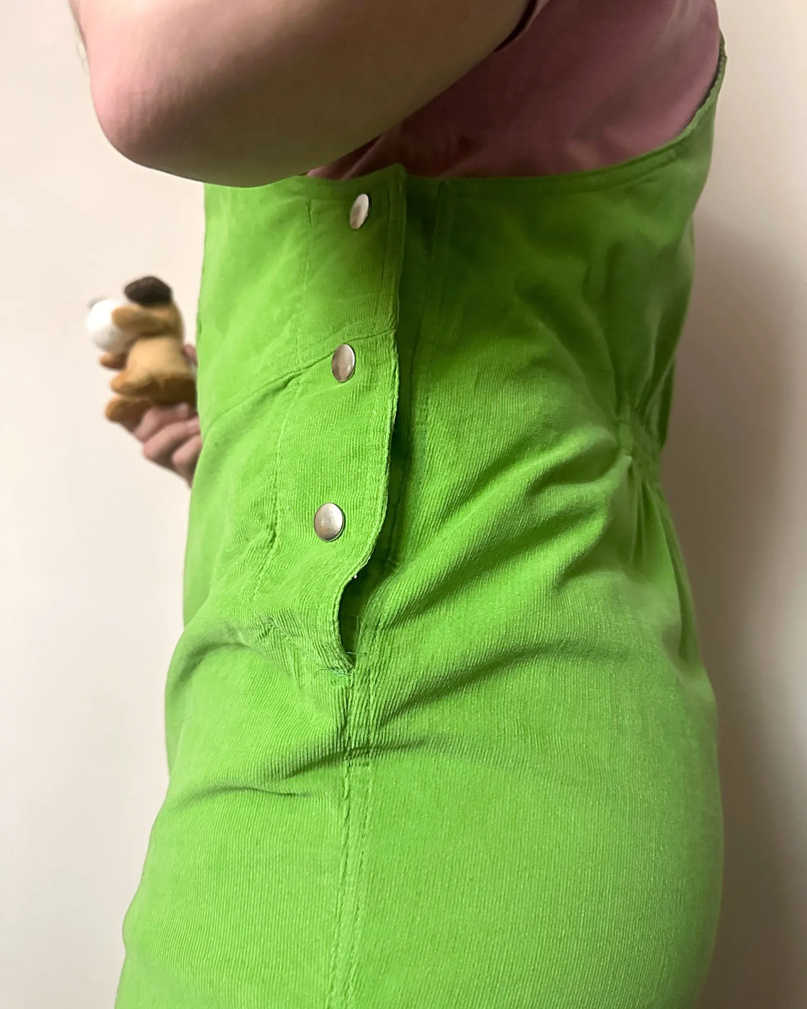 ADULT BABY DUNGAREES CORD