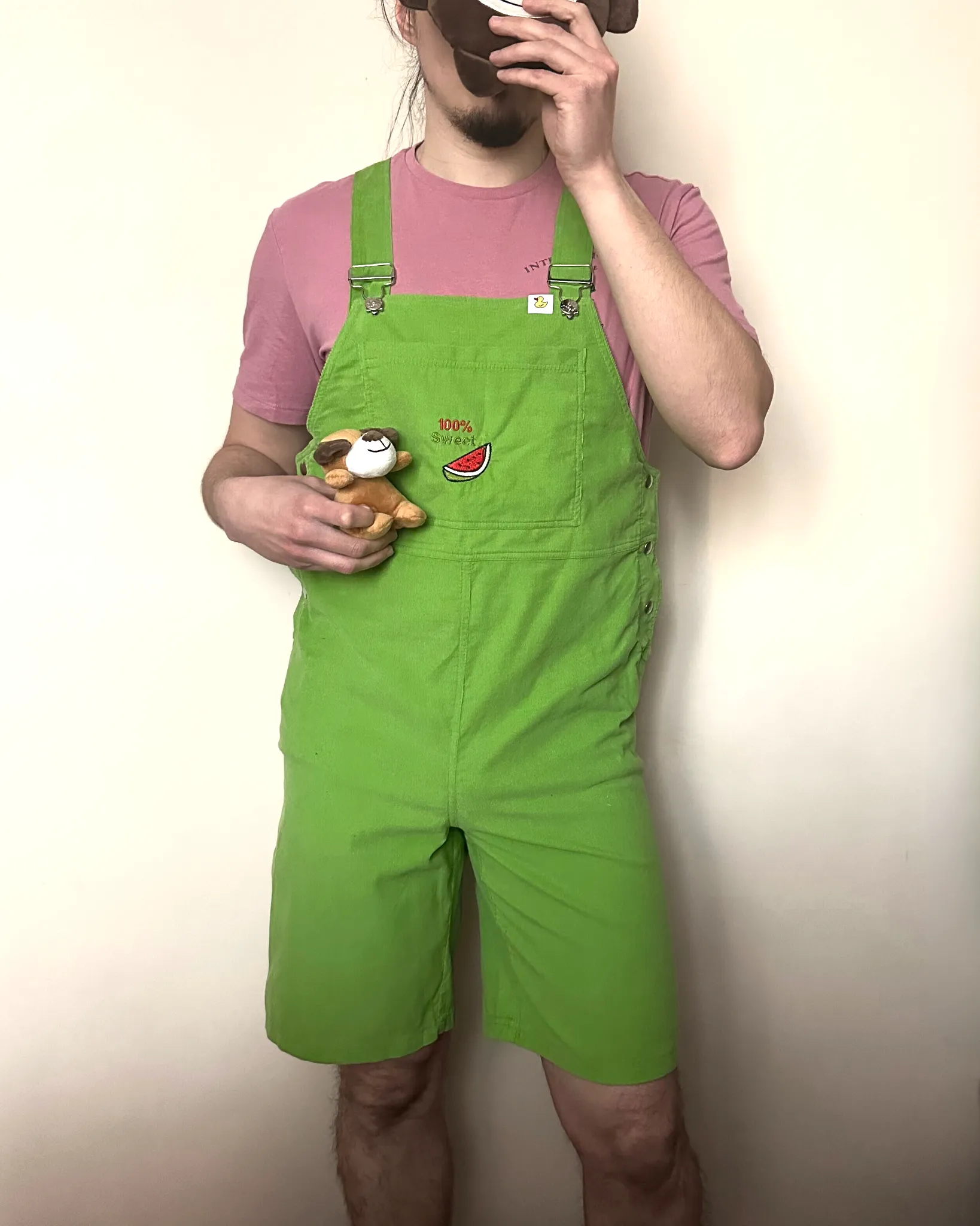 ADULT BABY DUNGAREES CORD