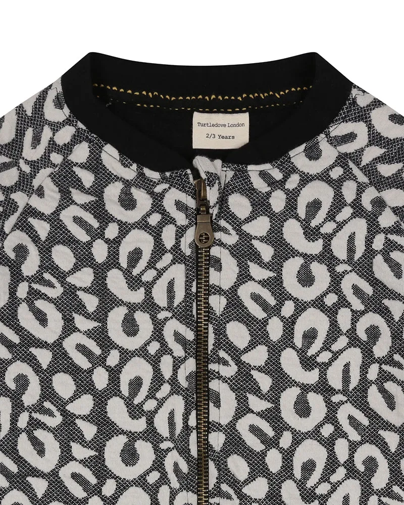 Animal Jacquard Bomber