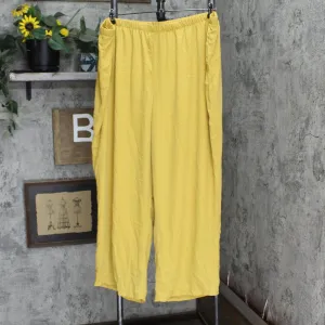 Antthony Womens Lined Plus Size Woven Pants 1666a2d917f066 Yellow 3XP