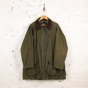 Barbour Border Wax Jacket - Green - XXL