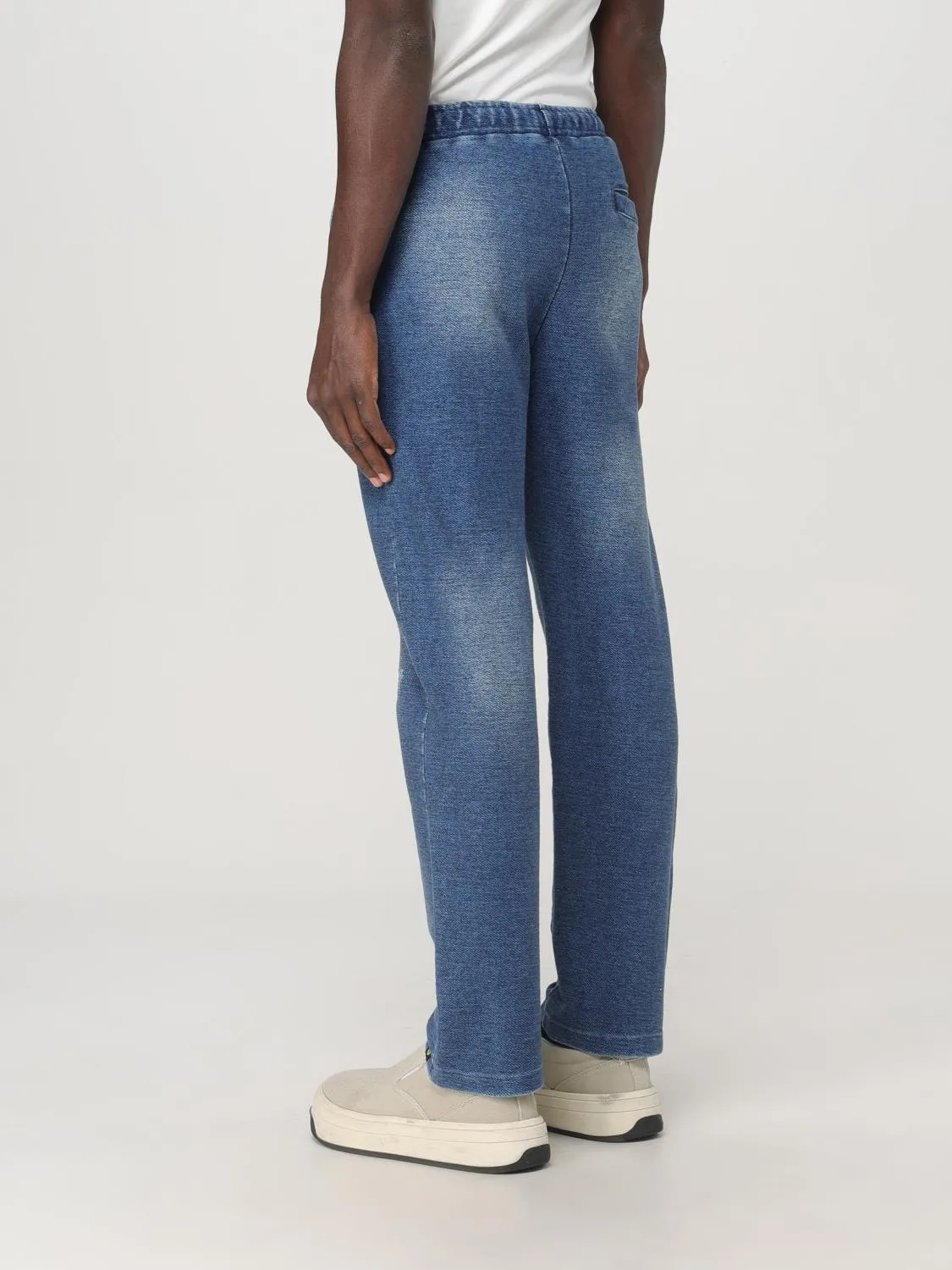 Barrow Denim Sweatpants - Blue Denim