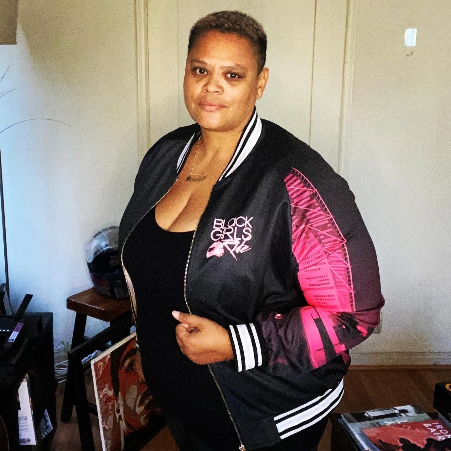 BGR Satin Bomber Jacket