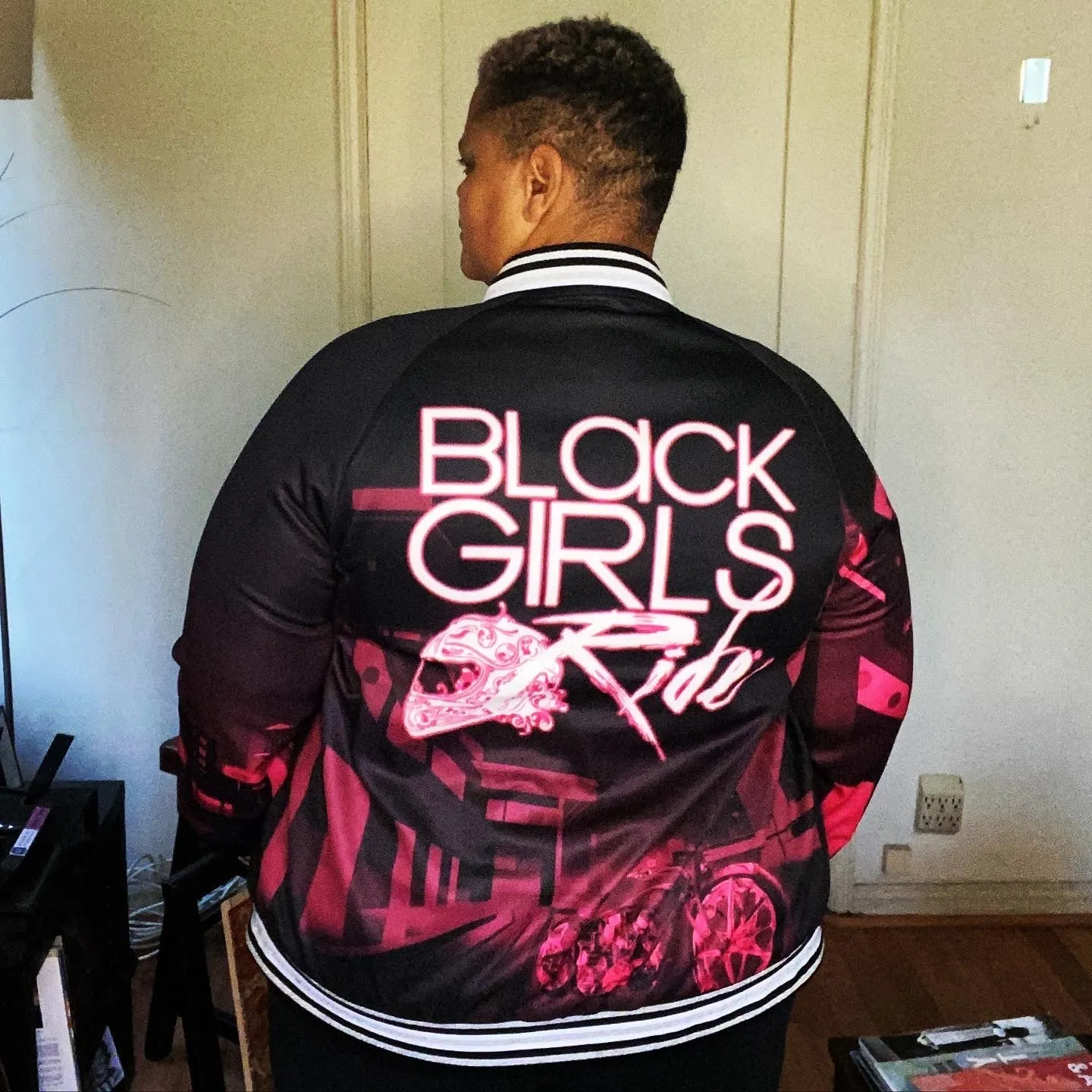 BGR Satin Bomber Jacket