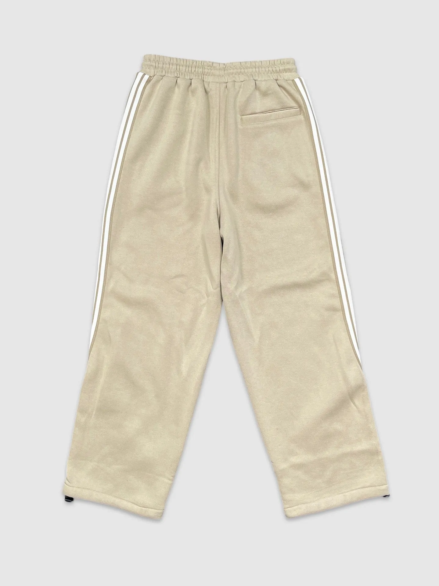 BKYS-P1231-Fleece Striped Baggy Pants