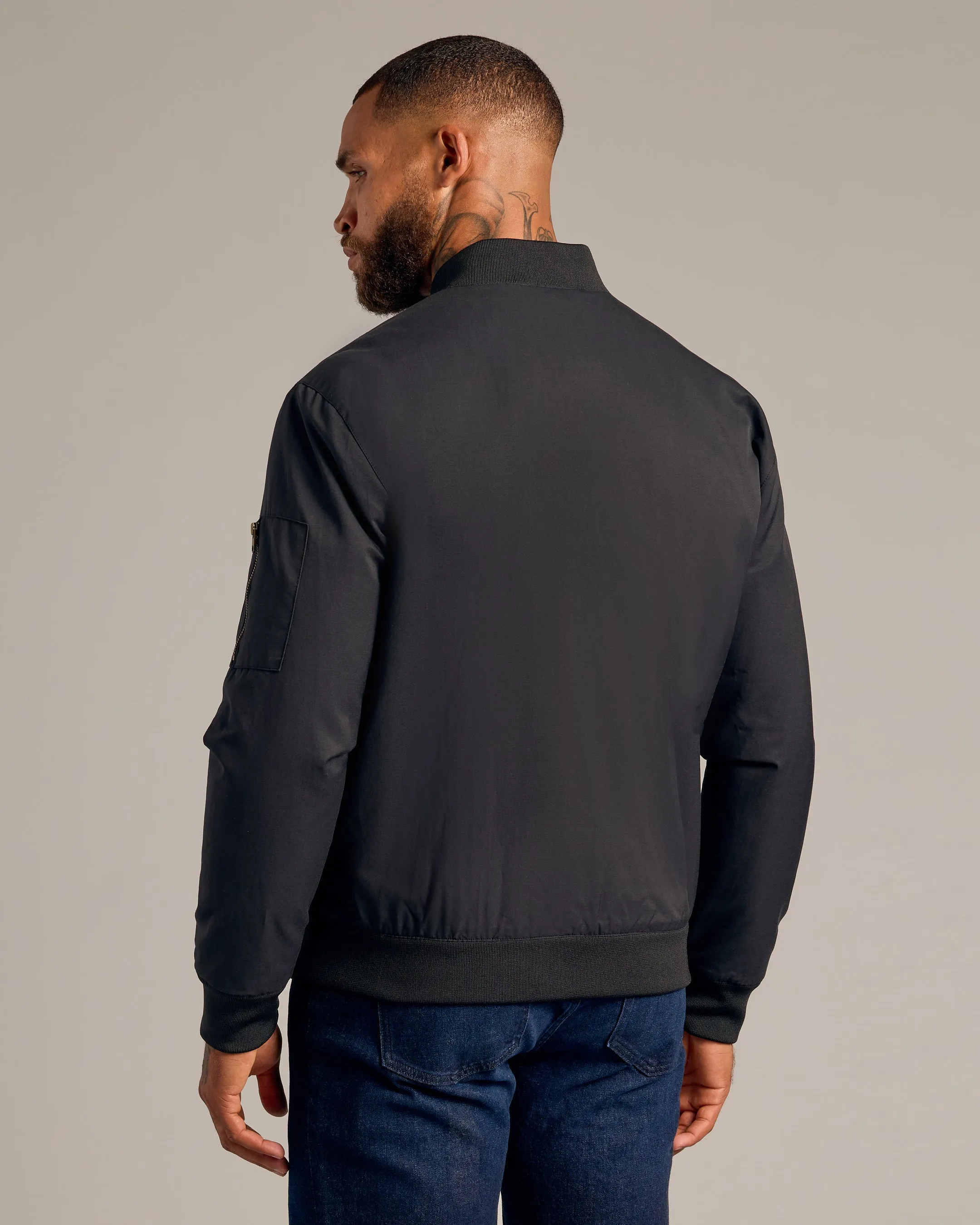 Black Bomber Jacket