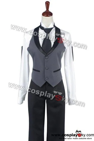 Black Butler Kuroshitsuji Sebastian Cosplay Costume