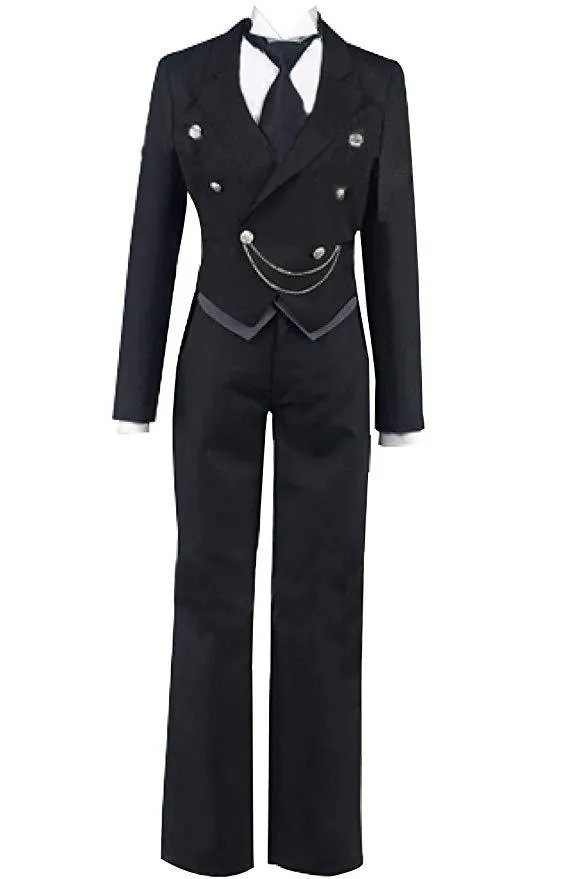 Black Butler Kuroshitsuji Sebastian Cosplay Costume