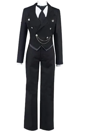 Black Butler Kuroshitsuji Sebastian Cosplay Costume