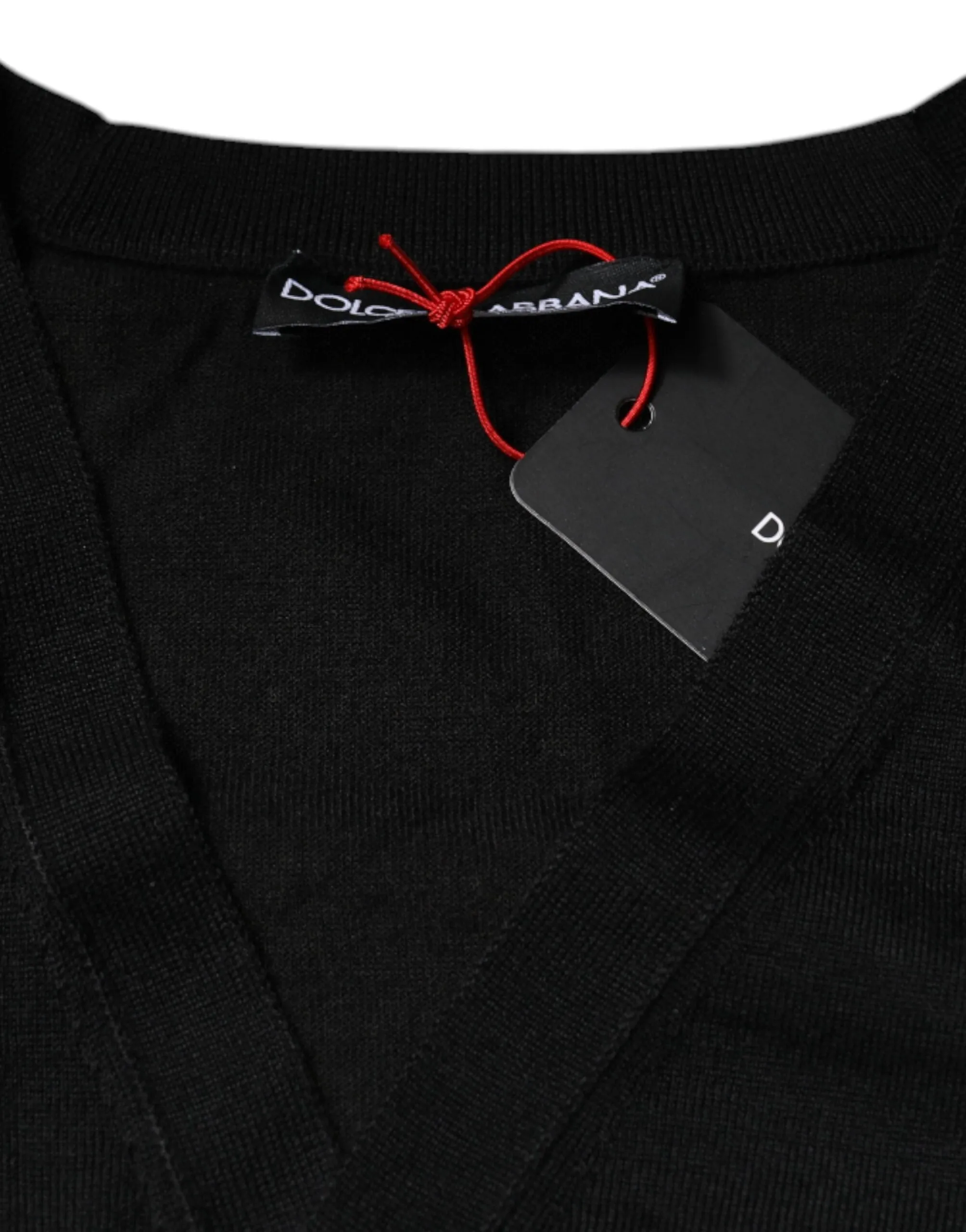 Black Cashmere Button Down Cardigan Sweater