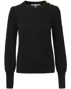 Black Cashmere Nalia Pullover