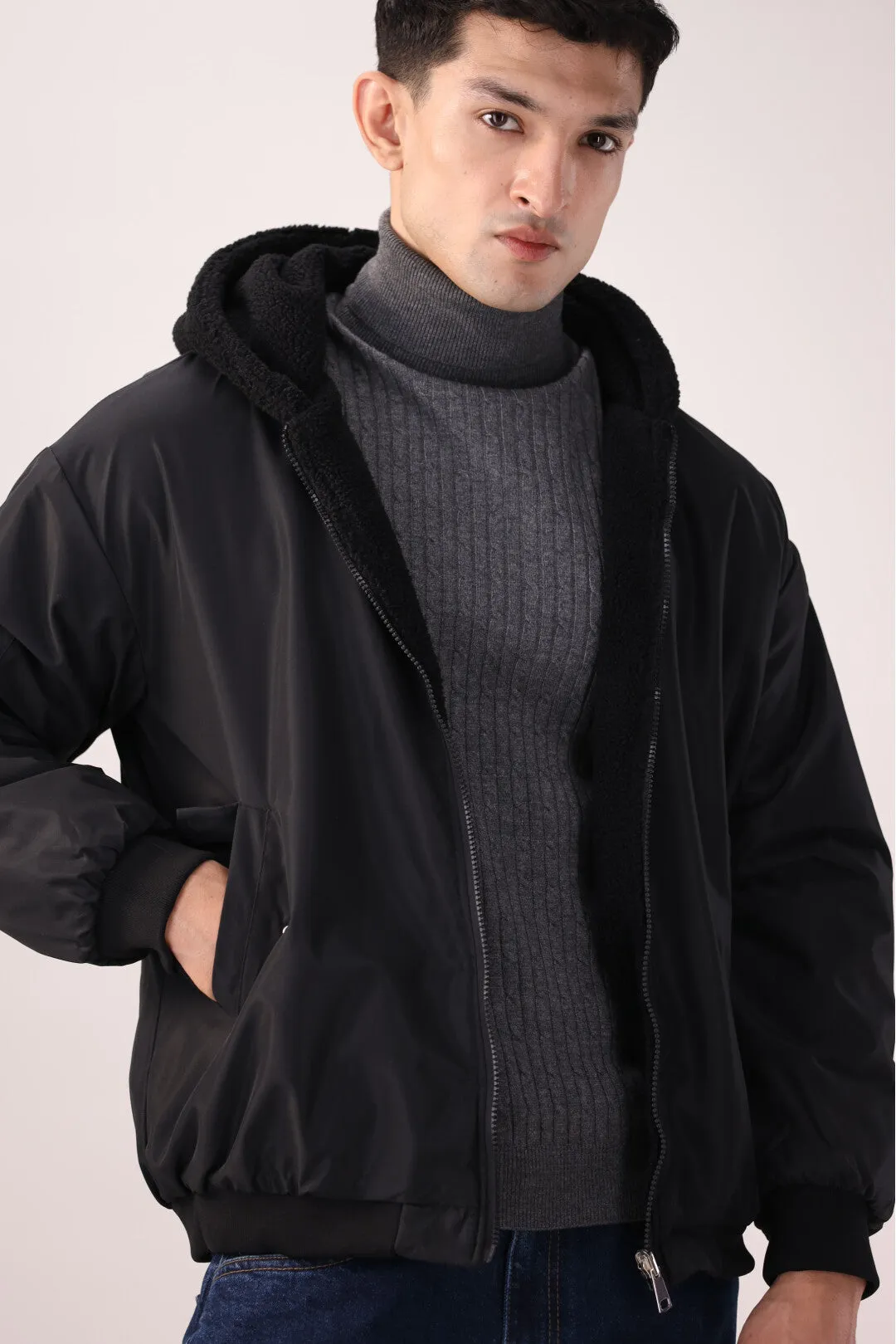 Black Double Sided jacket