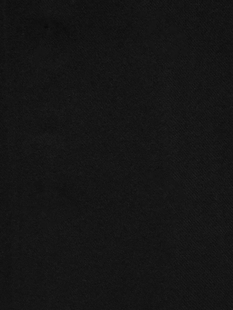Black Suri Pea Coat