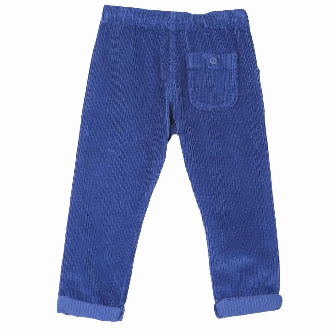 Boys & Girls Cobalt Corduroy Trousers