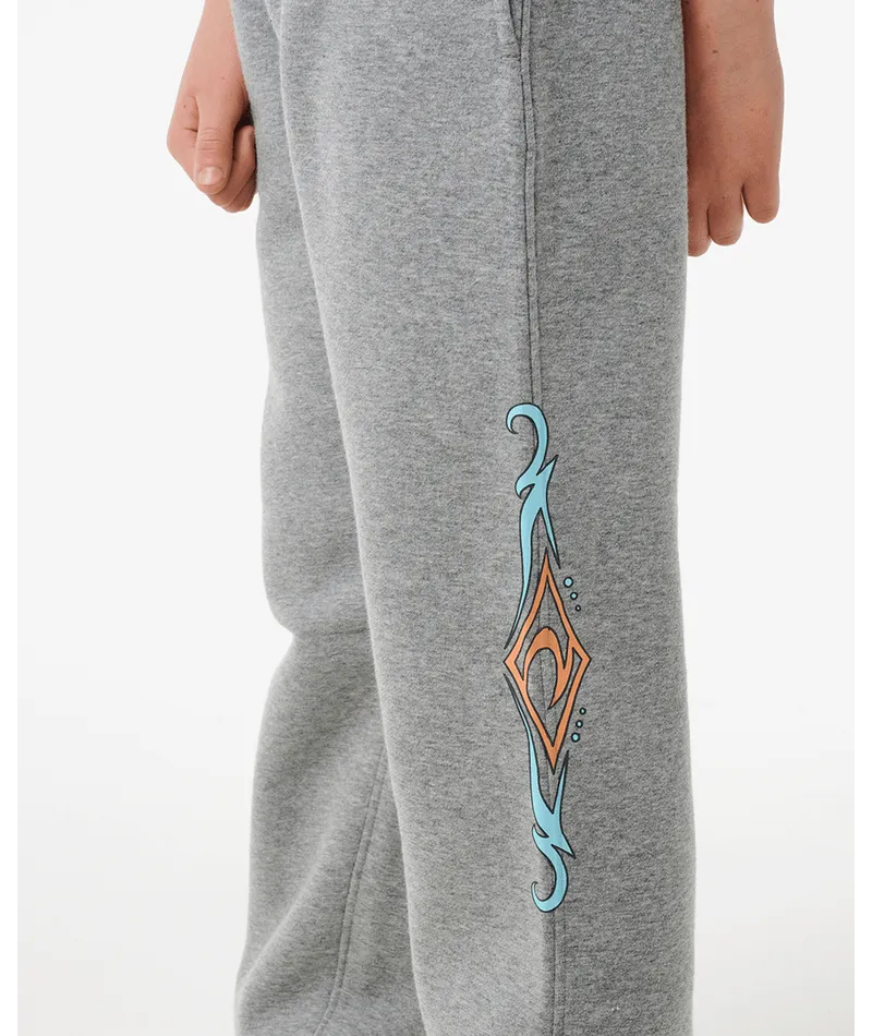 BOYS SHRED TRACK PANT - GREY MARLE
