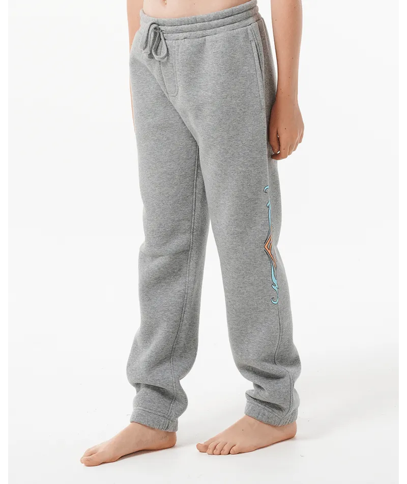 BOYS SHRED TRACK PANT - GREY MARLE