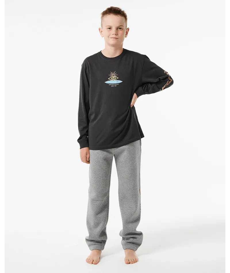 BOYS SHRED TRACK PANT - GREY MARLE