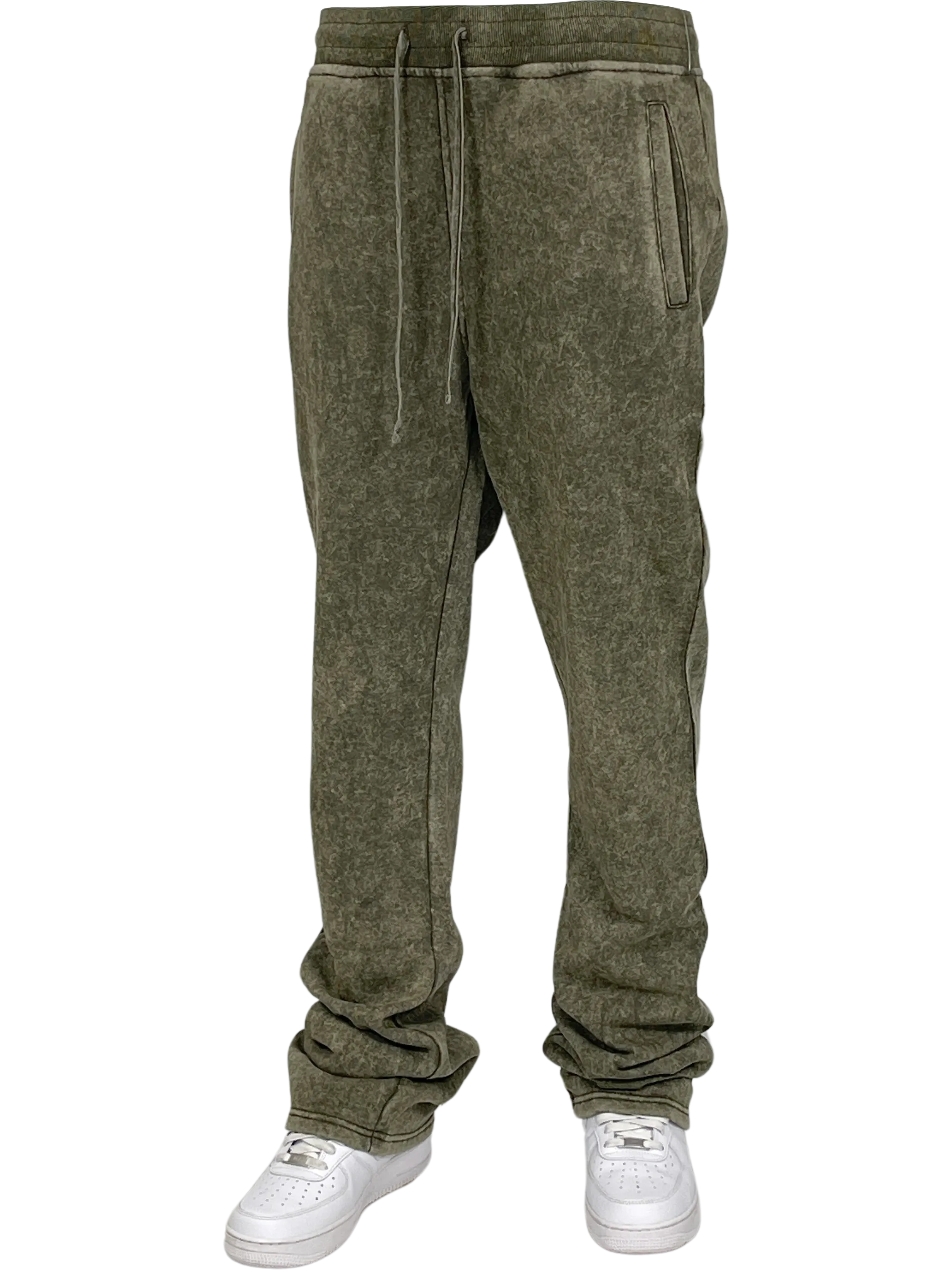 BT-BTF24018-Acid Wash Stack Fleece Pants