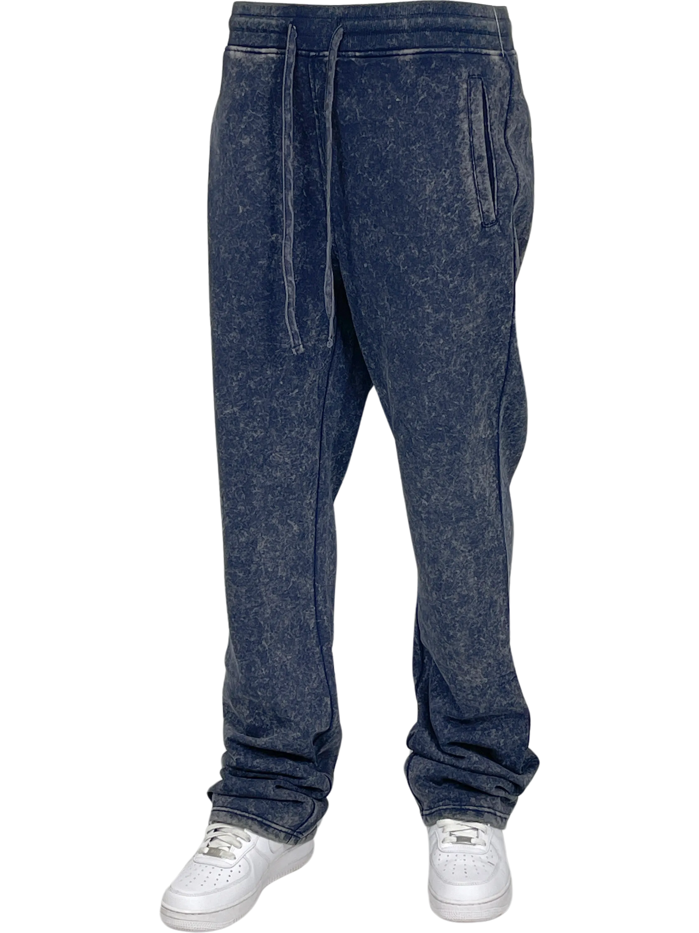 BT-BTF24018-Acid Wash Stack Fleece Pants