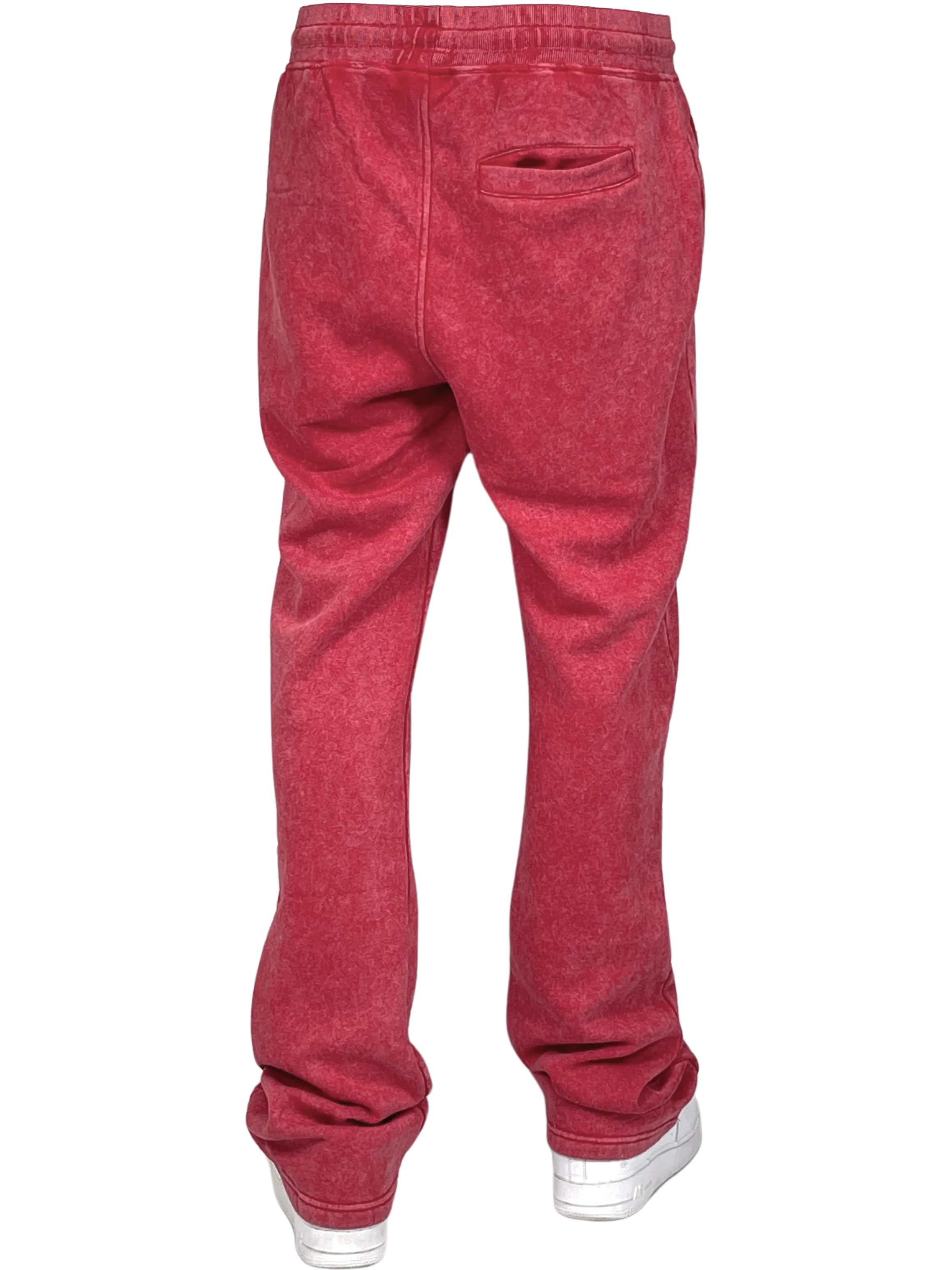BT-BTF24018-Acid Wash Stack Fleece Pants