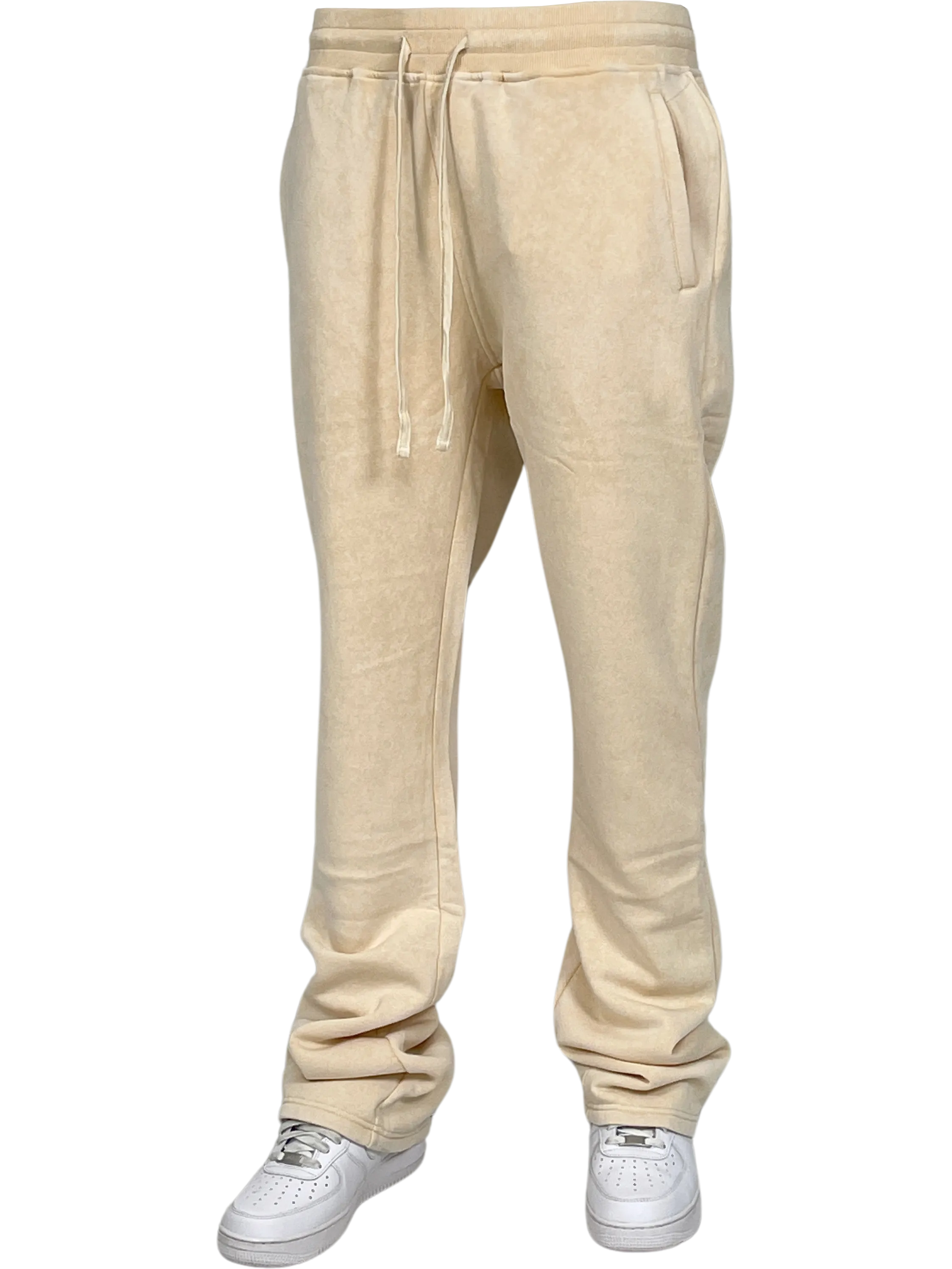 BT-BTF24018-Acid Wash Stack Fleece Pants