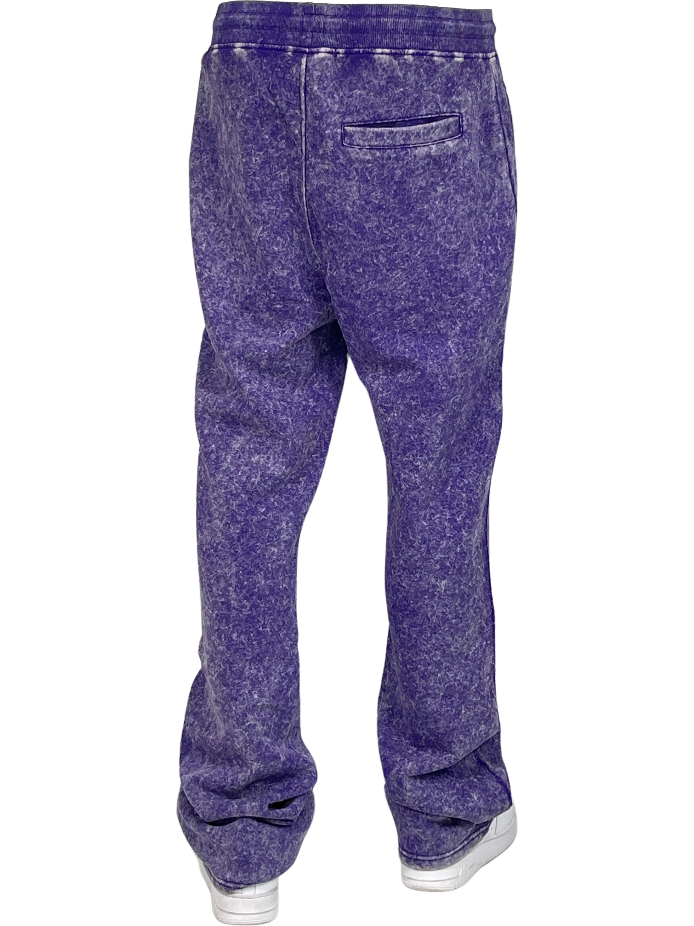 BT-BTF24018-Acid Wash Stack Fleece Pants