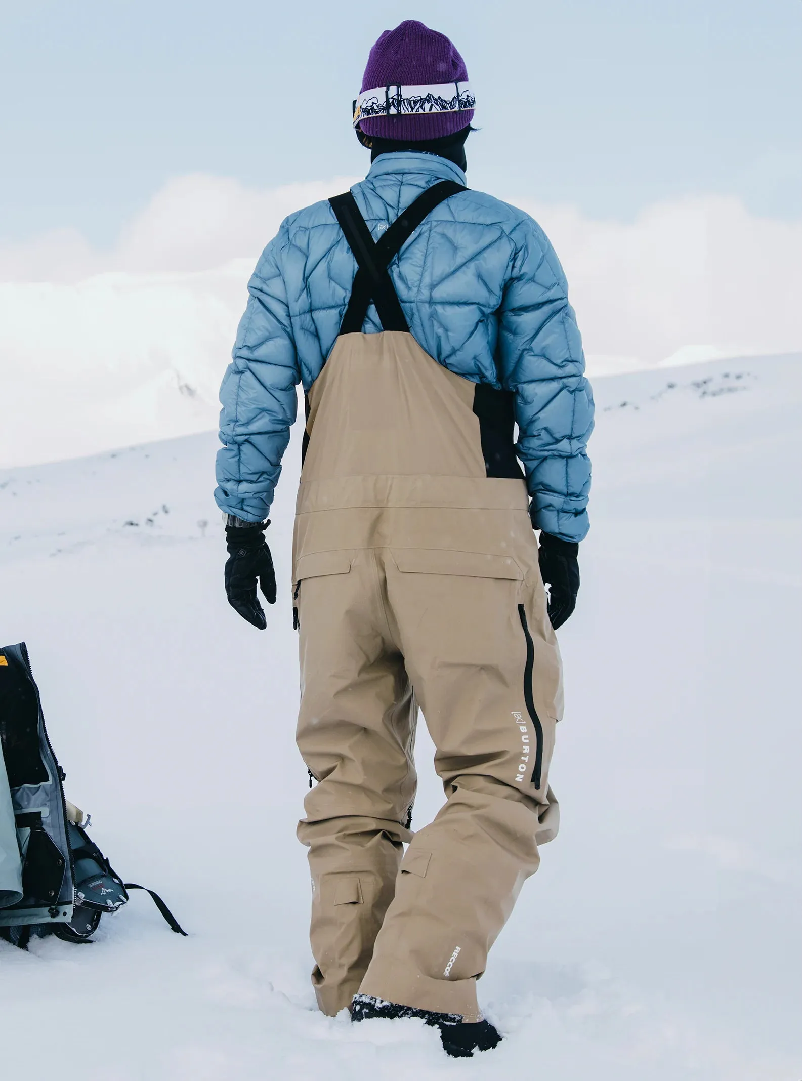 Burton [ak] Freebird GORE-TEX Stretch Bib Pants Mens 2025 Summit Taupe