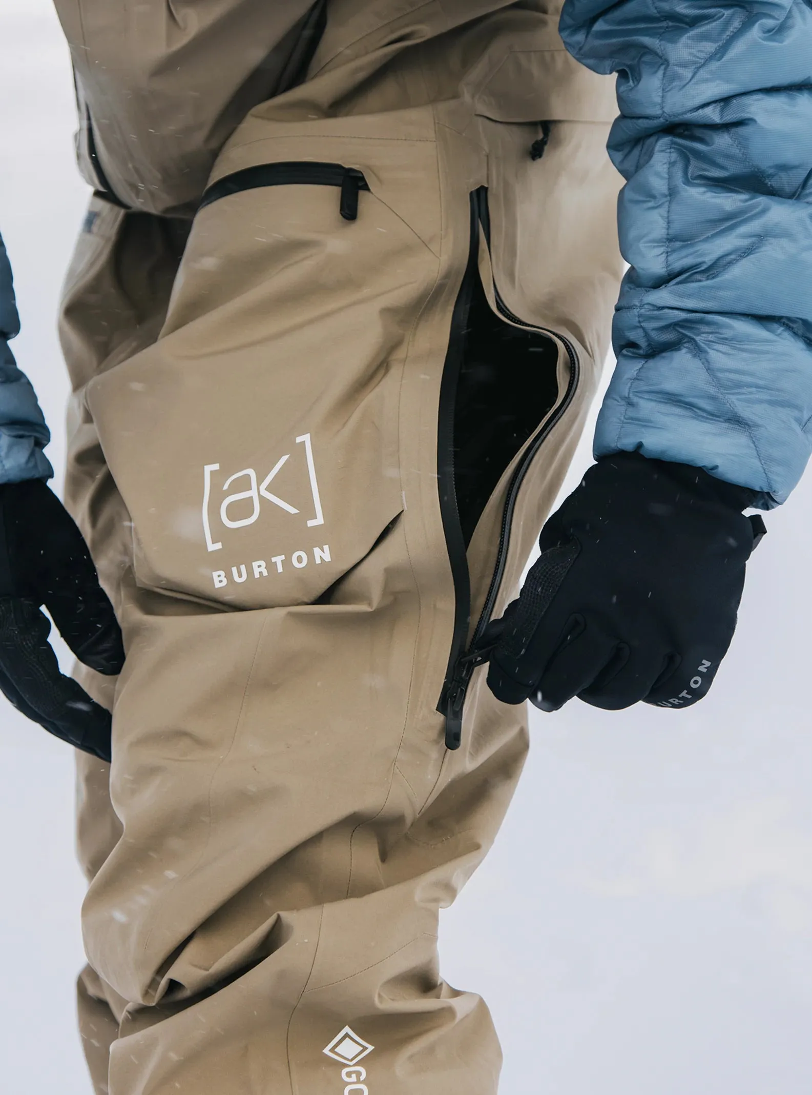 Burton [ak] Freebird GORE-TEX Stretch Bib Pants Mens 2025 Summit Taupe
