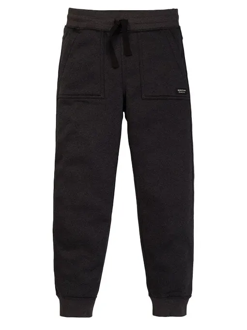 Burton Kids' Oak Fleece Pant True Black Heather 2026