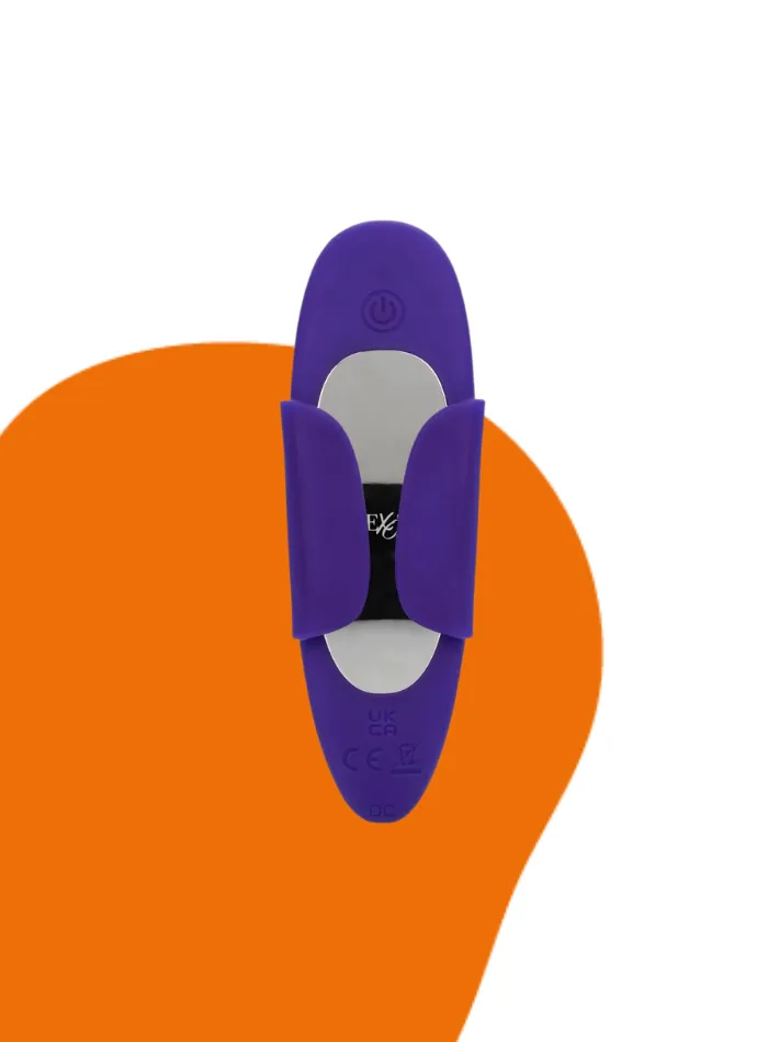 CaleXOtics Lock-N-Play REMOTE SUCTION PANTY TEASER Purple