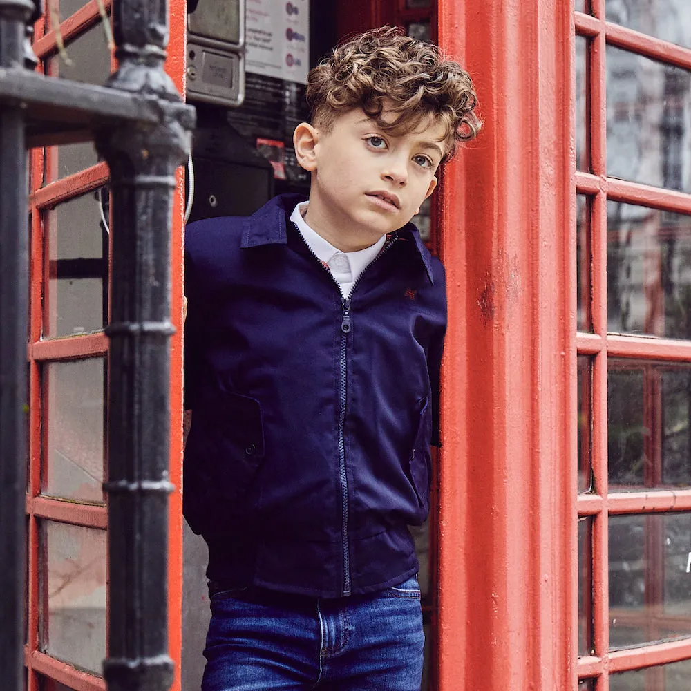 Carnaby Boys Bomber Jacket - Navy