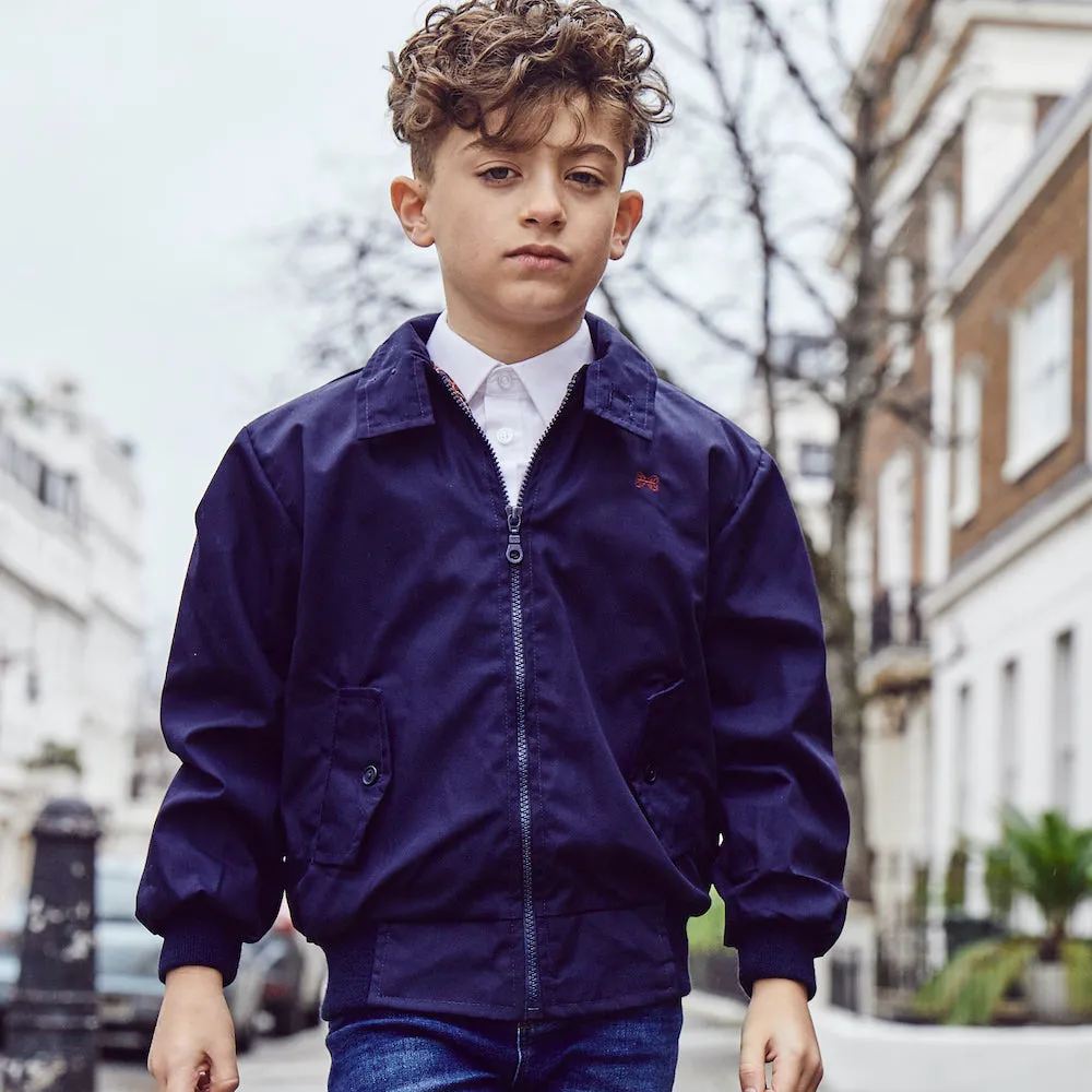 Carnaby Boys Bomber Jacket - Navy