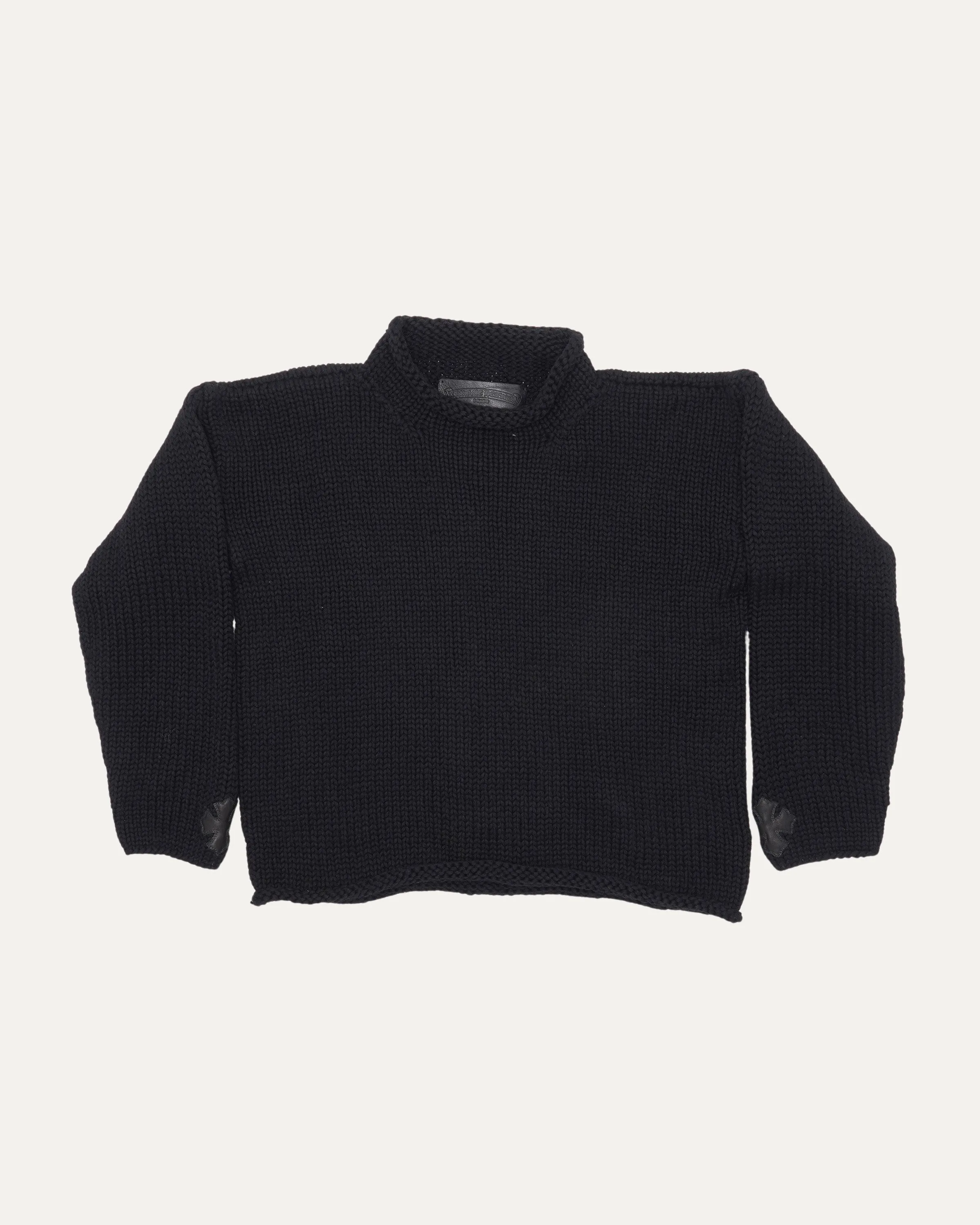 Cashmere Cross Patch Rollneck Sweater