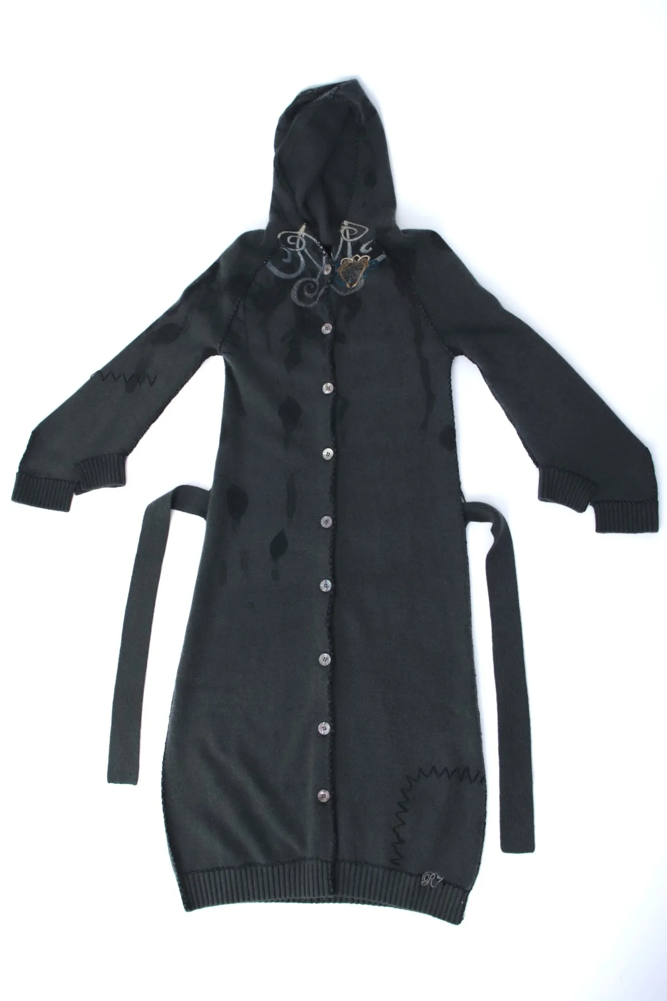 Cashmere Hooded Duster Cardigan