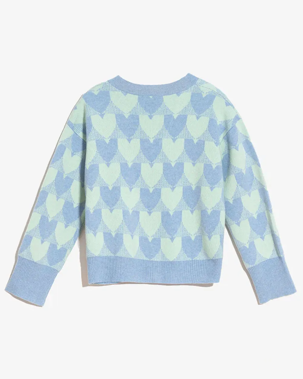 Celery Ricki Cardi Heart in Check