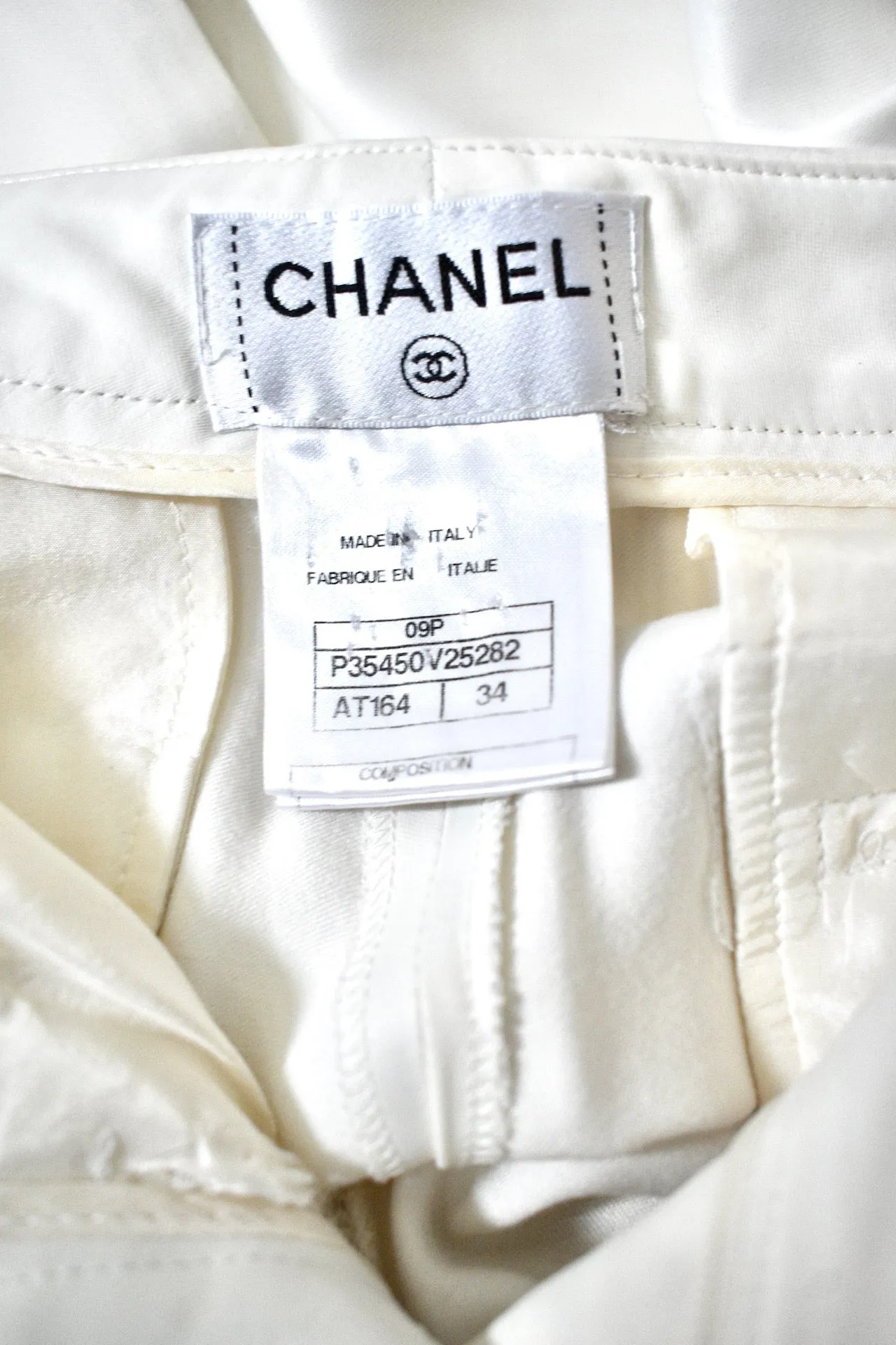 Chanel White Pants From The Spring Collection 2009
