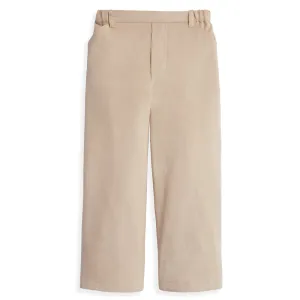 Corduroy Faux Zip Pant -- Oyster Cord