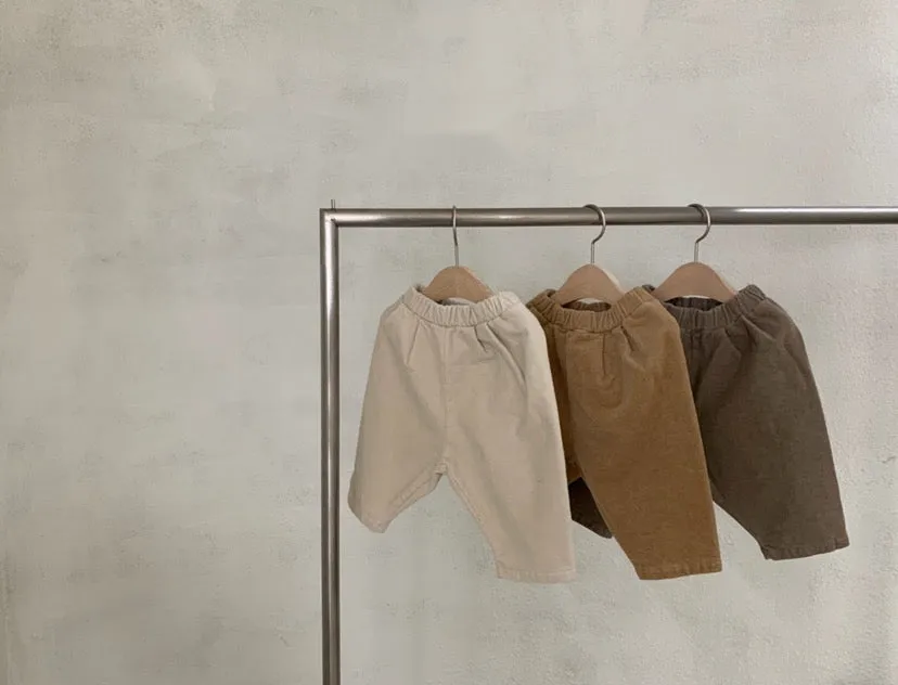 Corduroy Fleece-Lined Pants