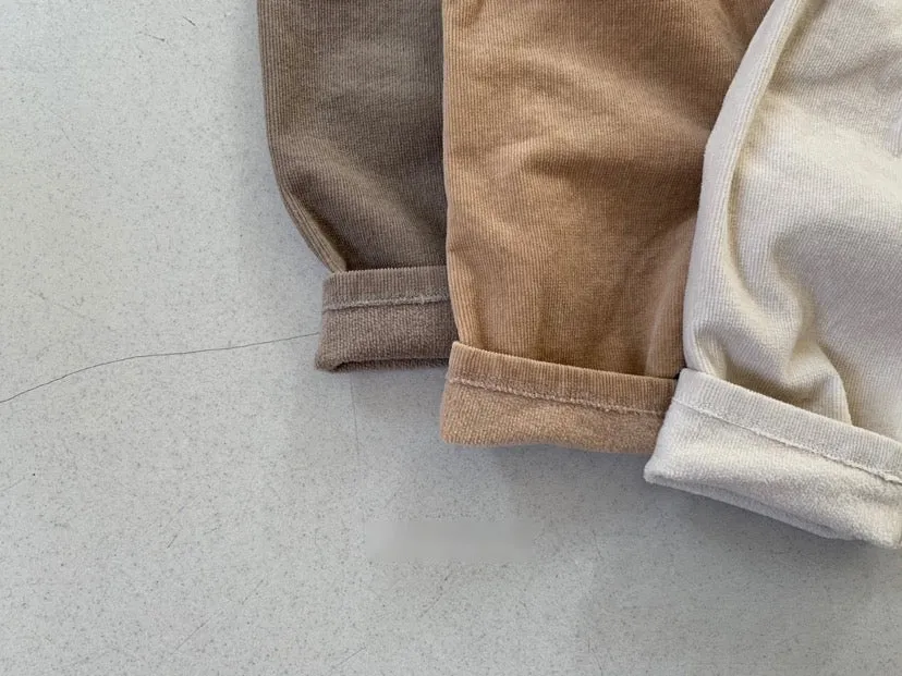 Corduroy Fleece-Lined Pants