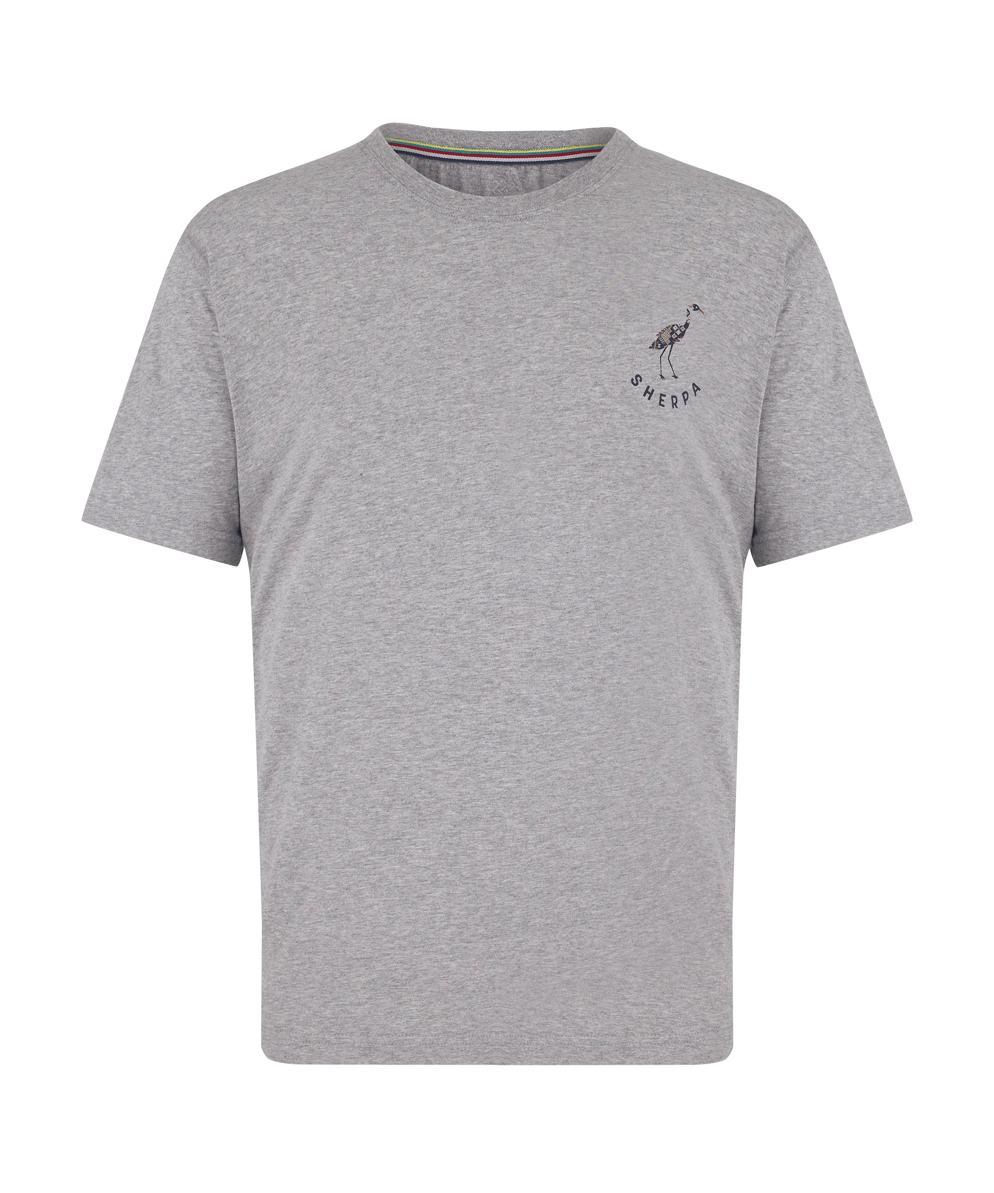 Crane T-Shirt - Heather Grey Crane